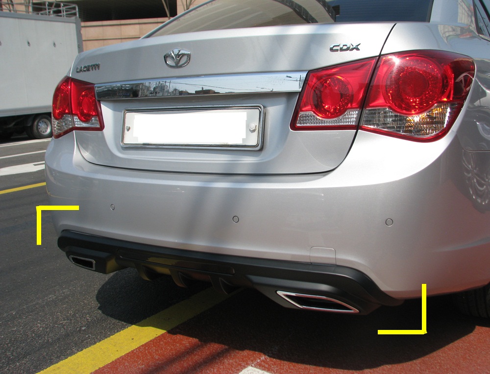 2012 Chevrolet Cruze Rear Diffuser